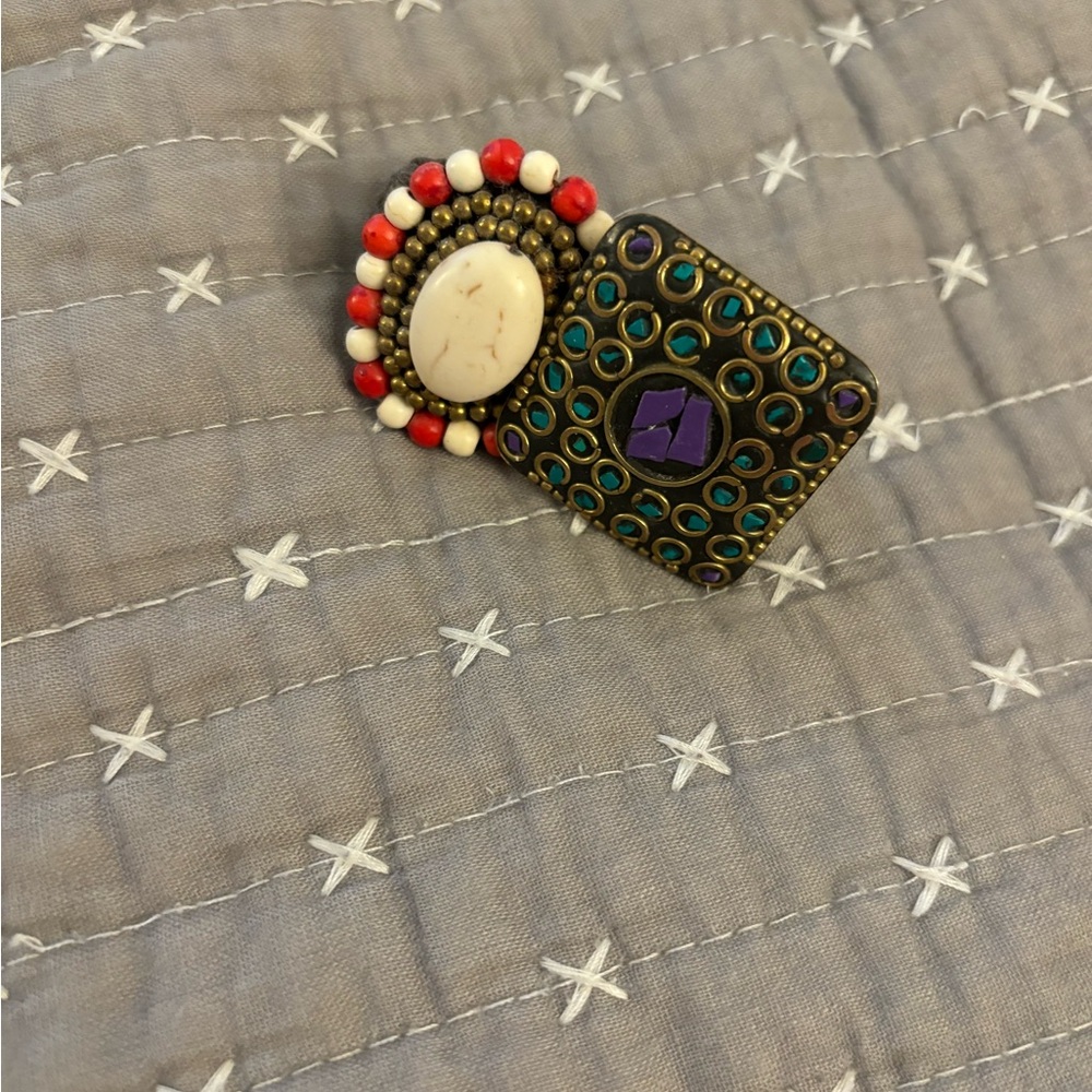 Two hand made one of a kind rings from Mexico